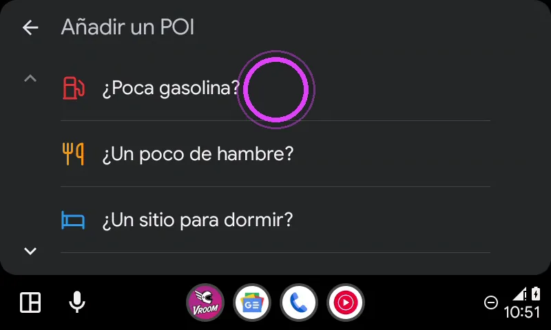 Elige el tipo