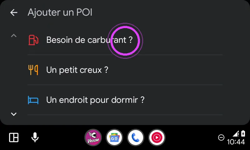 Choisis le type