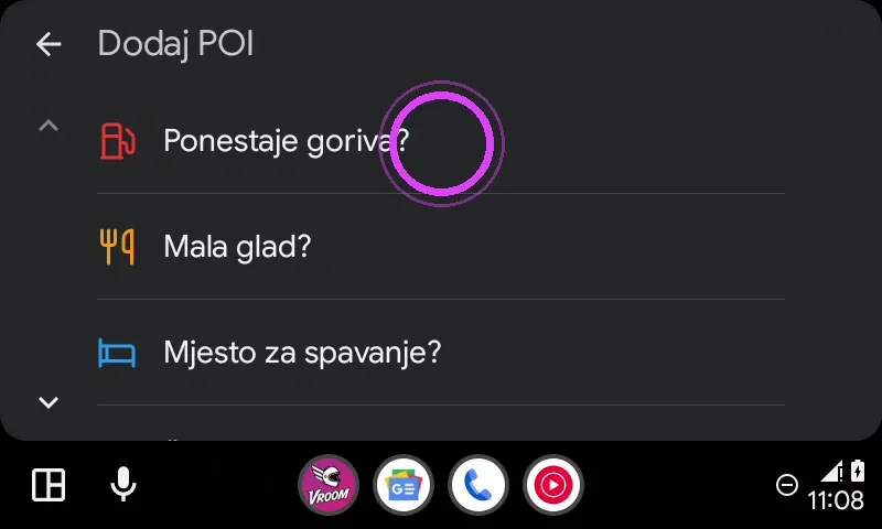 Odaberi vrstu