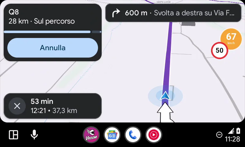 È sul tuo percorso