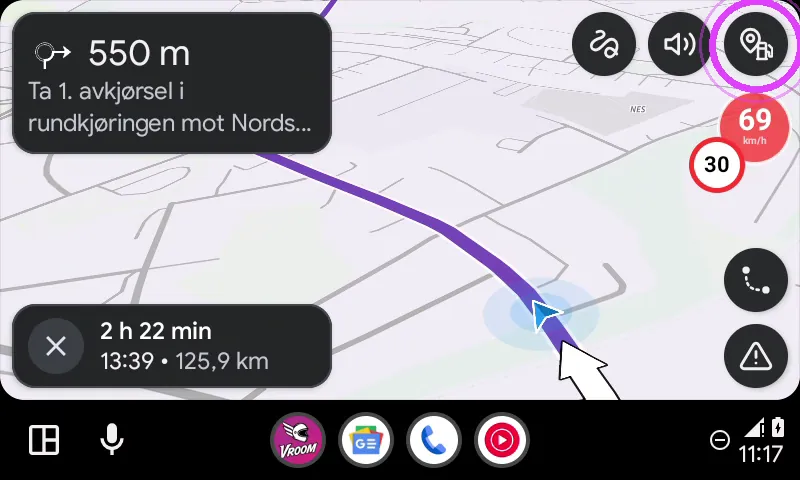 Trykk på pumpen