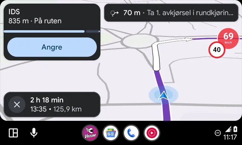 Den er på ruten