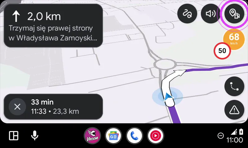 Dotknij dystrybutora