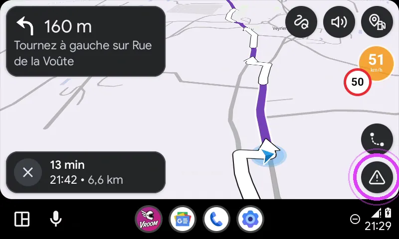 Touche le triangle