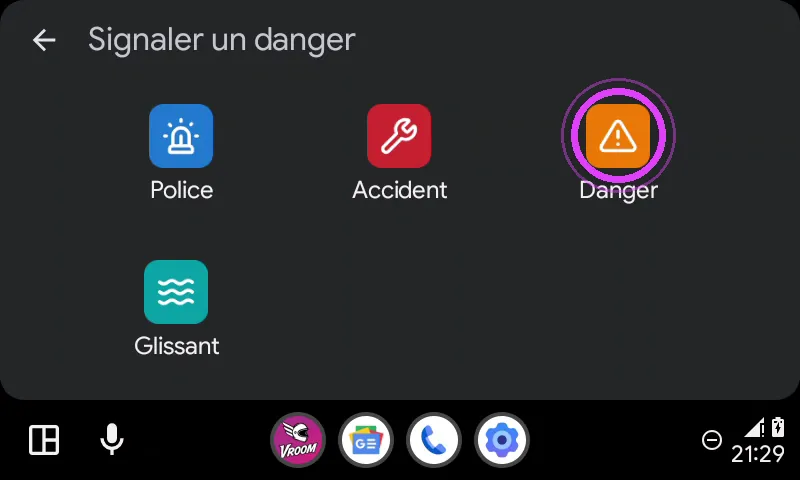 Choisis le danger