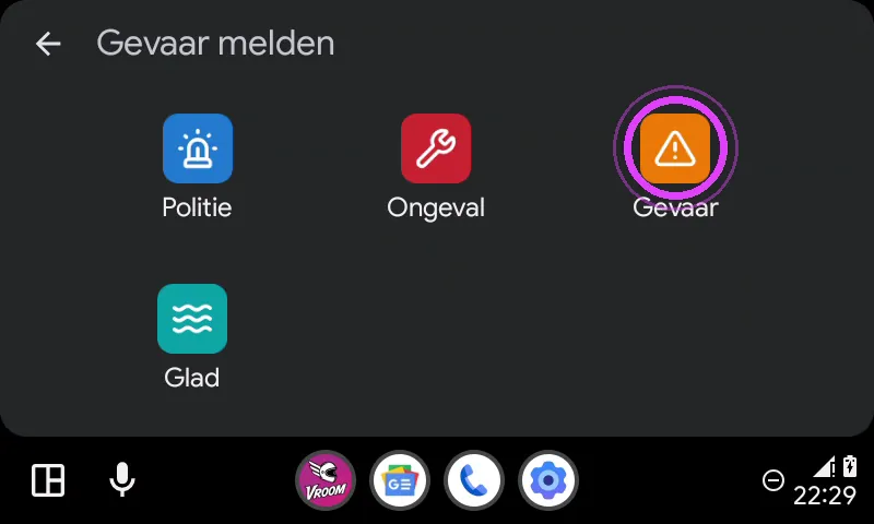 Kies het gevaar