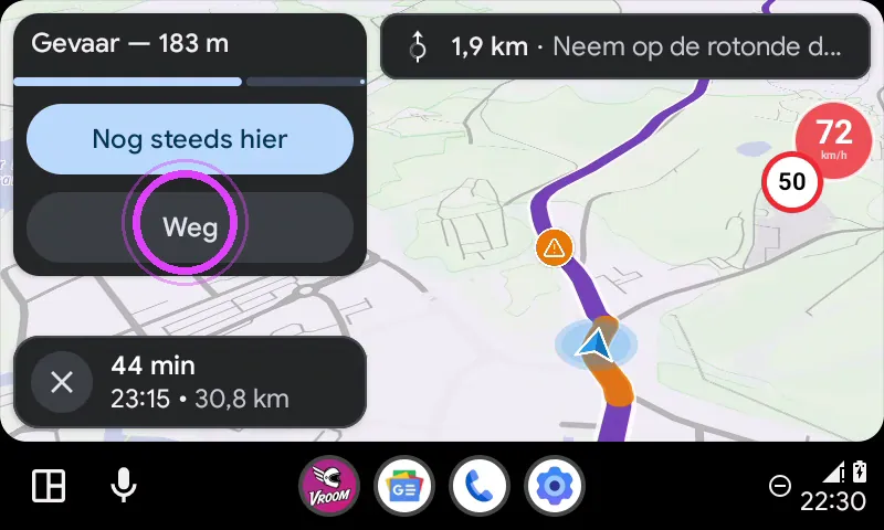 Weg: melding verwijderd