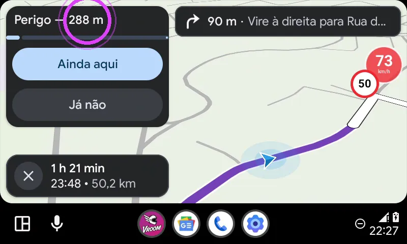Ainda lá está?