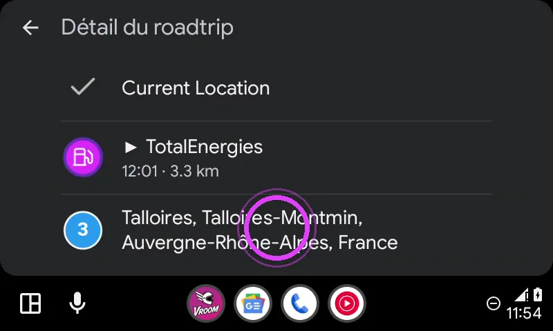 Toutes tes étapes
