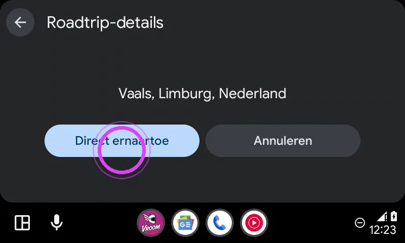 Ga er direct heen
