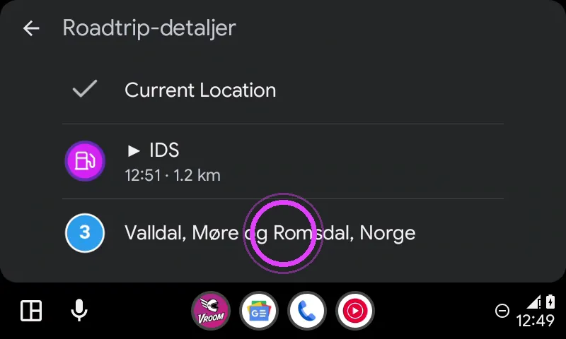 Alle etappene dine