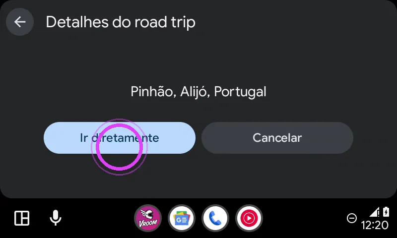 Vai diretamente
