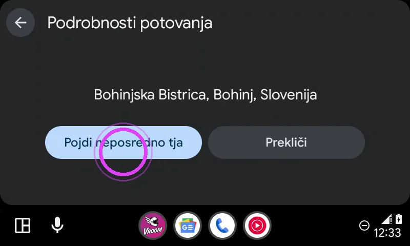 Pojdi neposredno