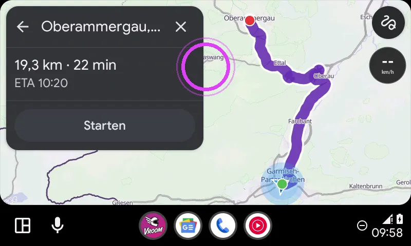 Gib dein Ziel ein