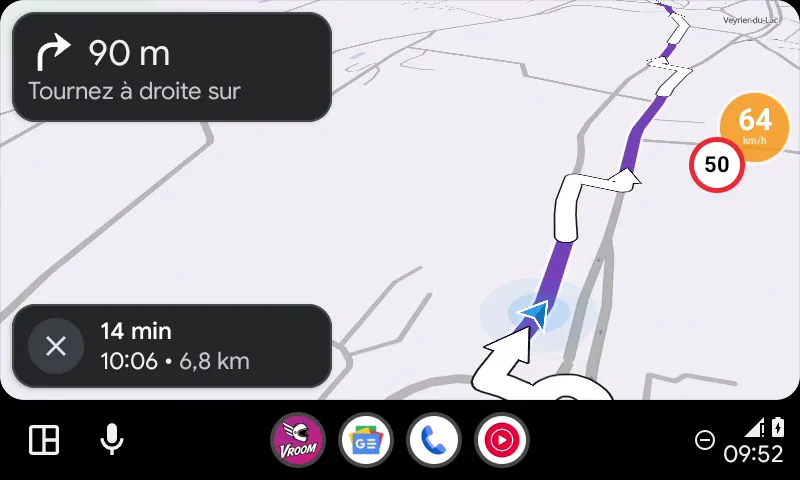 En route