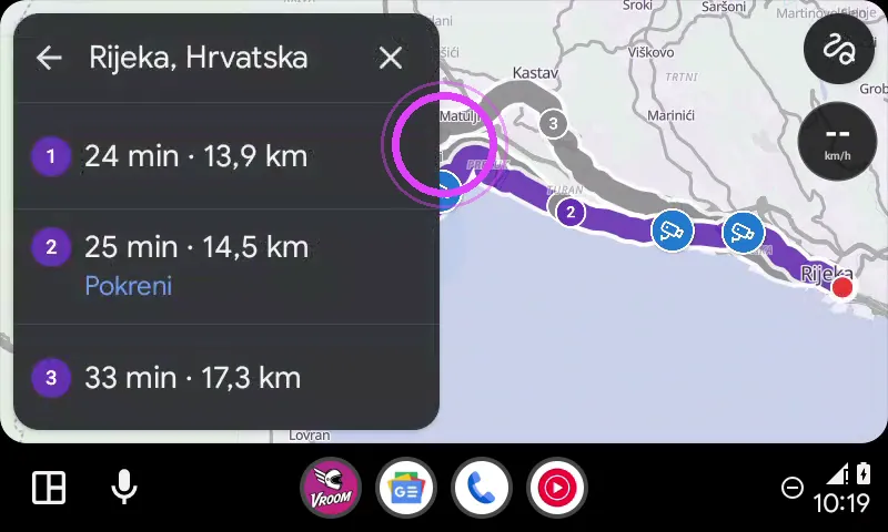 Upiši odredište