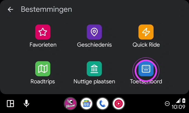 Tik op het vergrootglas