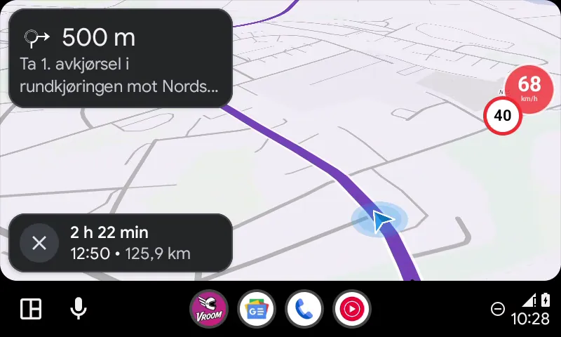 På vei
