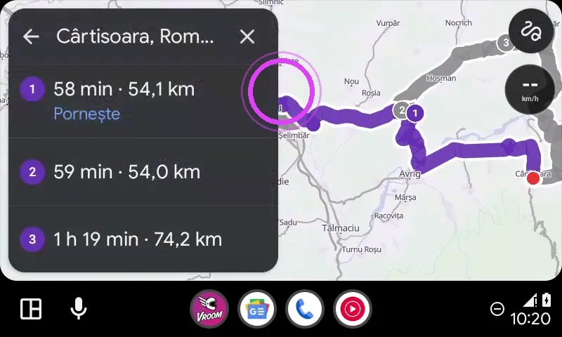 Scrie destinația