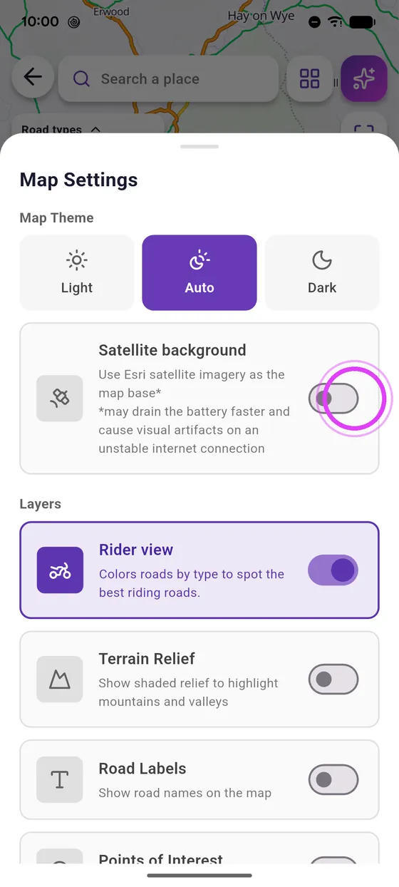 Add satellite