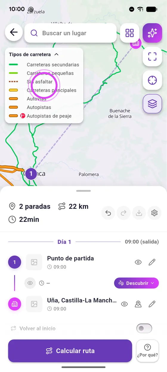 Verde: para la moto