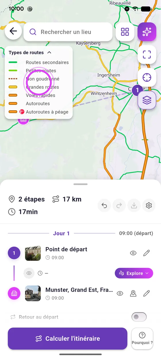 Vert : à moto