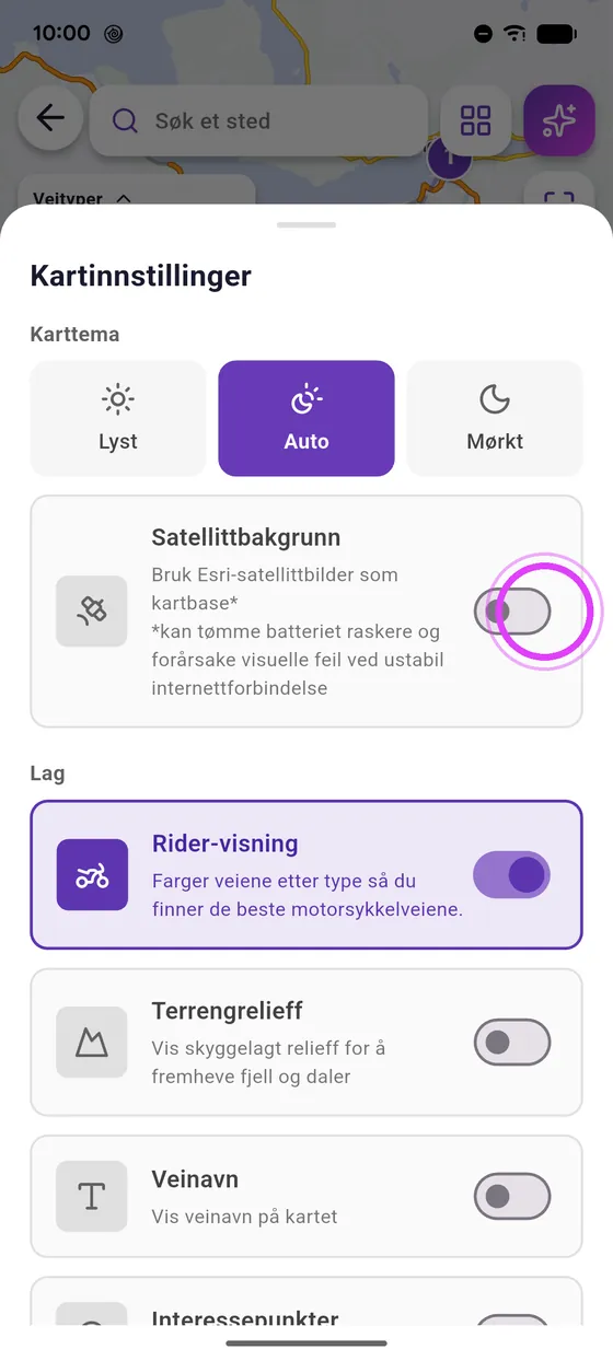 Legg til satellitt