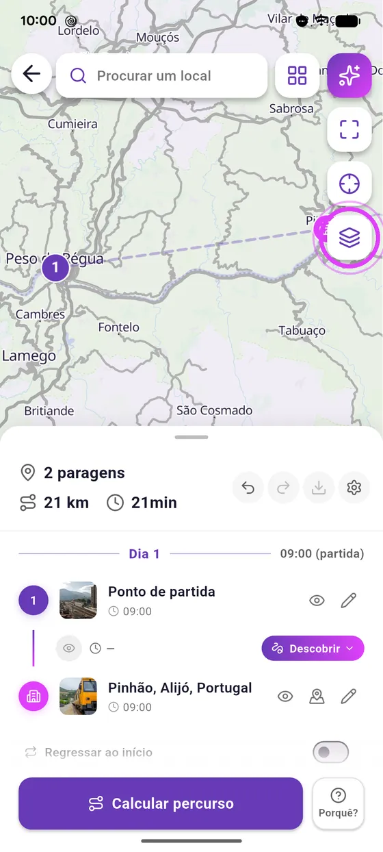 Abre as camadas