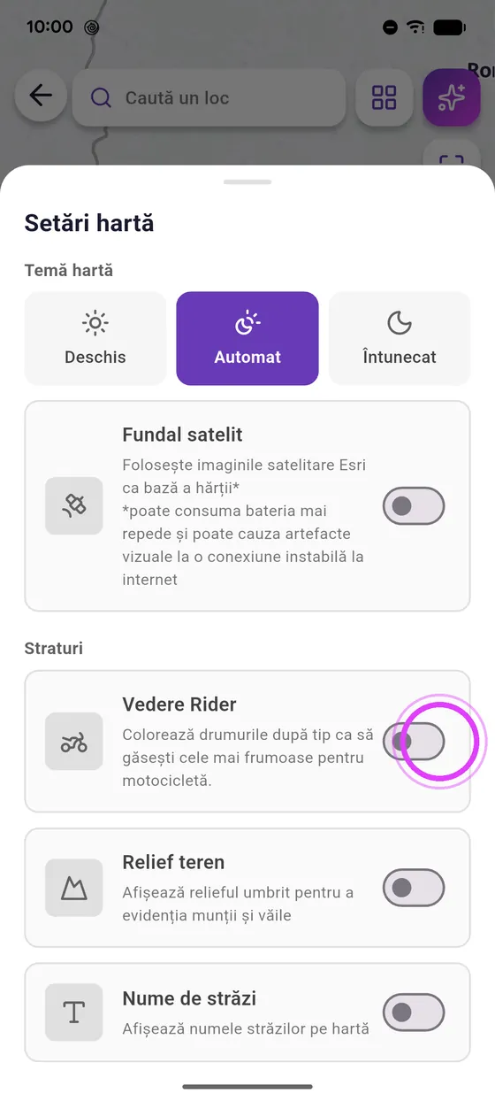 Activează Vedere Rider