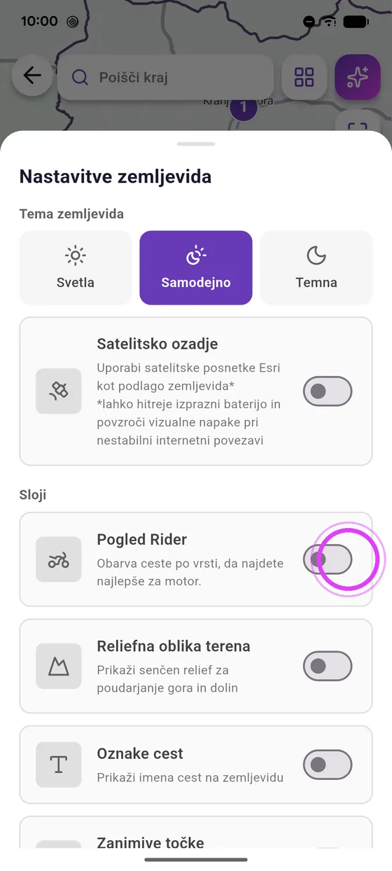 Vklopi Pogled Rider