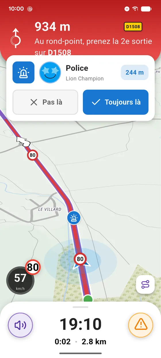Entrée dans la zone